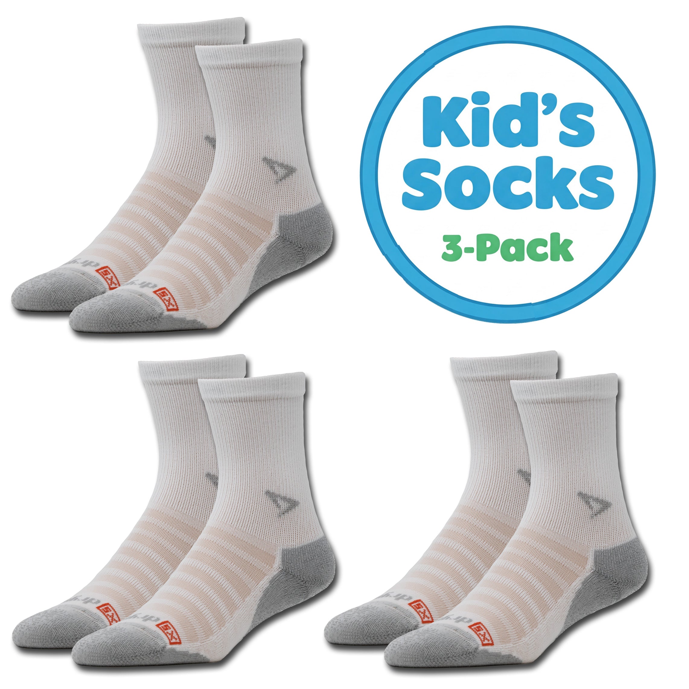 Kids-Sock-Crew-White-3-Pack-3-