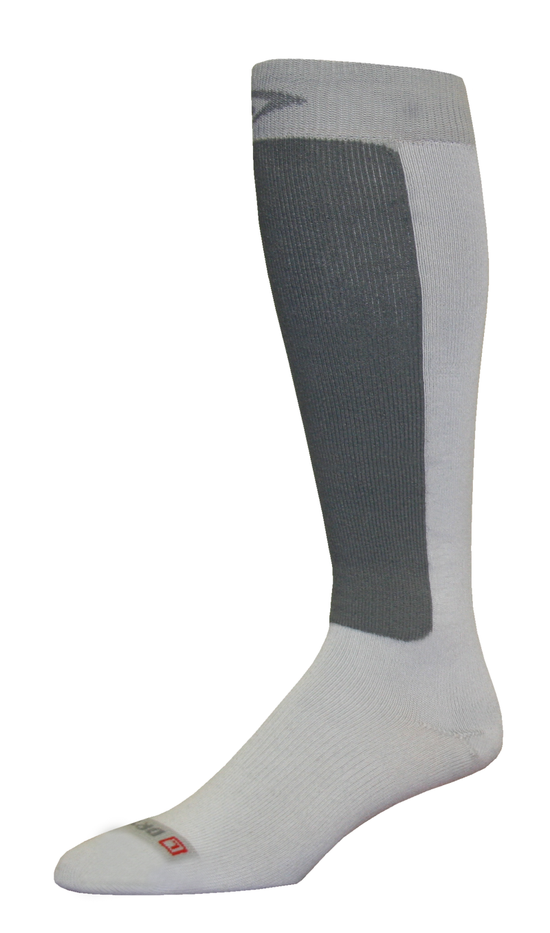 Ultra Thin Skiing Sock Over the Calf - Lite Gray / Gray - DISCONTINUED