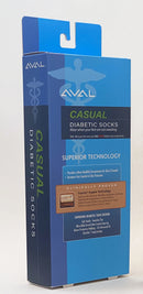 AVAL® CASUAL Diabetic Mini Crew Socks