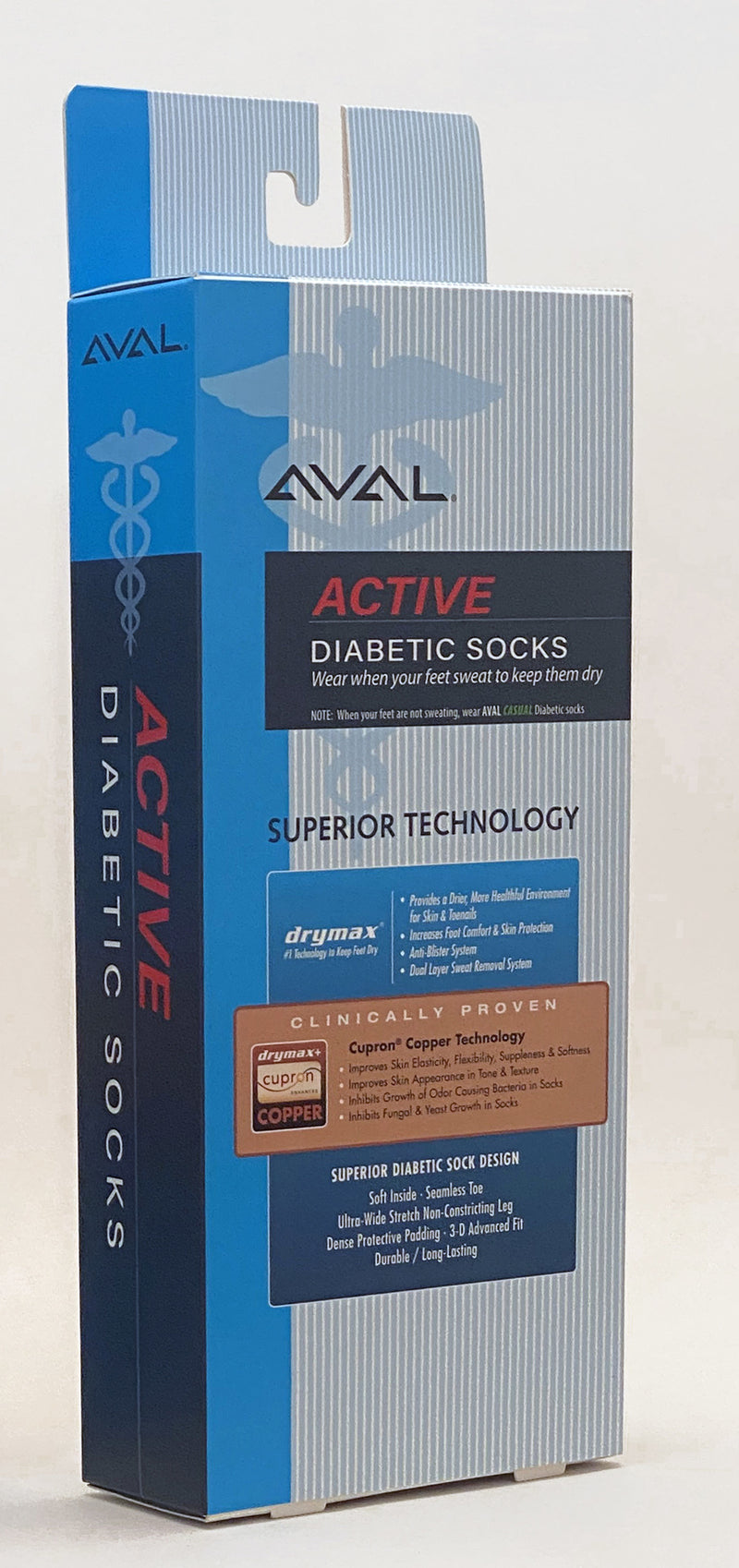 AVAL® CASUAL Diabetic Mini Crew Socks
