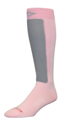 Ultra Thin Skiing Sock Over the Calf -  Pink / Lite Gray - DISCONTINUED